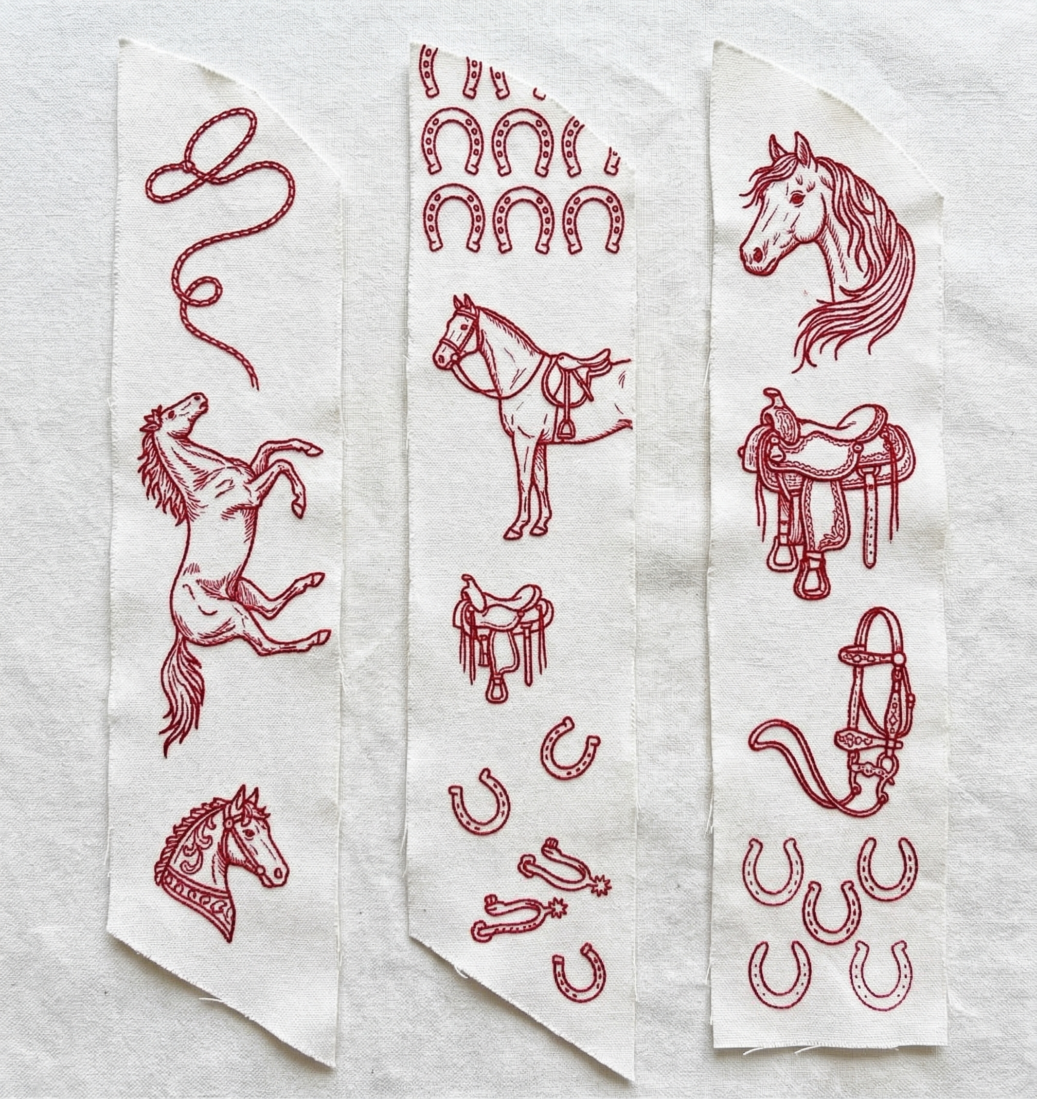 Horse-themed art piece