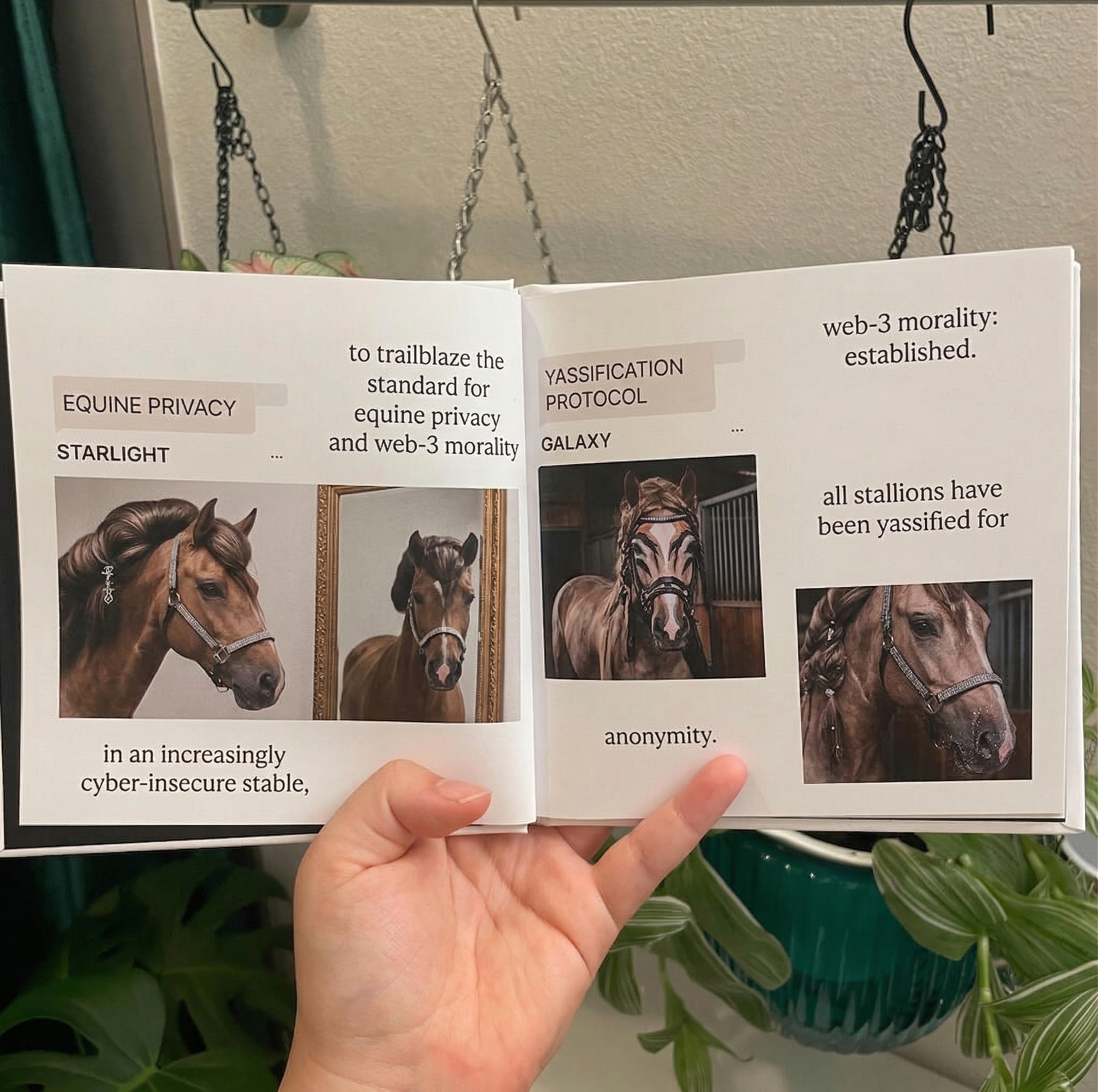 Horse-themed dating profile haiku pages